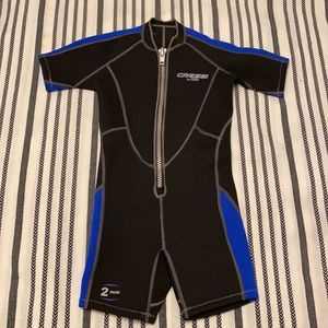 Cressi kids neoprene short wetsuit S